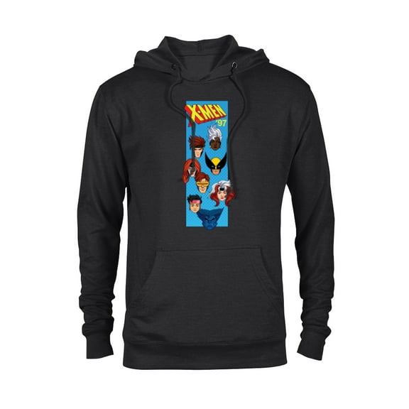Marvel Studios X-Men ’97 Animated Series Vertical Box Team- Pullover Hoodie for Adults - Customized-Black