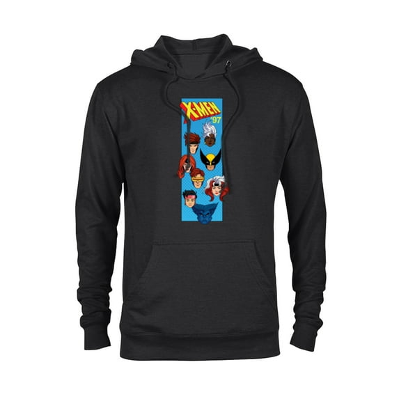Marvel Studios X-Men ’97 Animated Series Vertical Box Team- Pullover Hoodie for Adults - Customized-Black