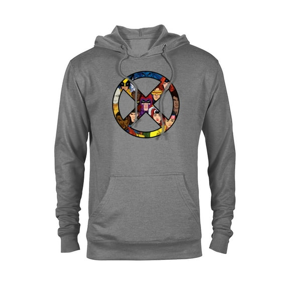 Marvel Studios X-Men ’97 Animated Series X-Circle Logo Team - Pullover Hoodie for Adults - Customized-Athletic Heather