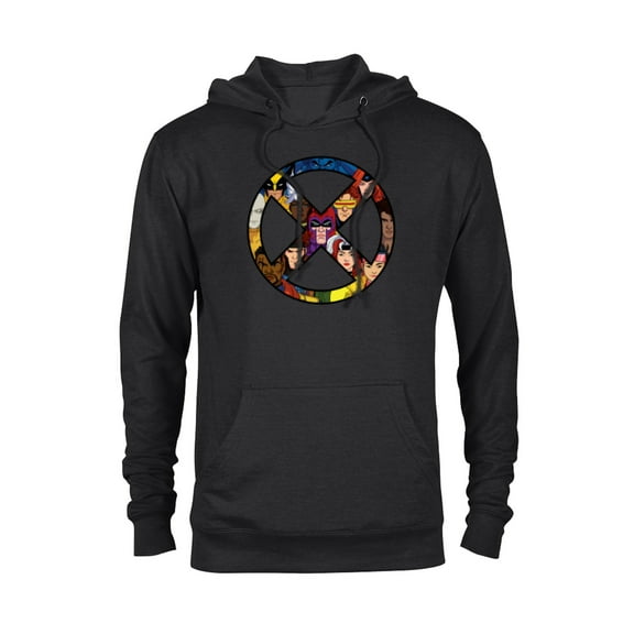 Marvel Studios X-Men ’97 Animated Series X-Circle Logo Team - Pullover Hoodie for Adults - Customized-Black