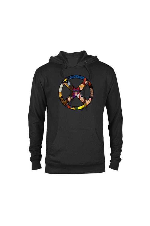 Studios X-Men ’97 Animated Series X-Circle Logo Team - Pullover Hoodie for Adults - Customized-Black