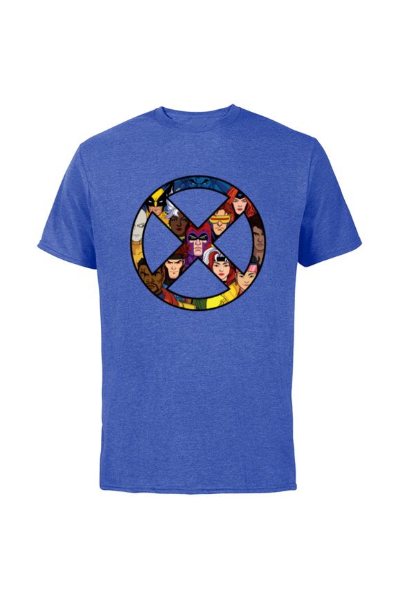 Studios X-Men ’97 Animated Series X-Circle Logo Team - Short Sleeve Cotton T-Shirt for Adults - Customized-Royal Heather