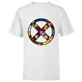 thumbnail image 1 of Marvel Studios X-Men ’97 Animated Series X-Circle Logo Team - Short Sleeve T-Shirt for Kids - Customized-White, 1 of 5