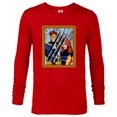 thumbnail image 1 of Marvel Studios X-Men ’97 Cyclops Jean Photo Wolverine Claws- Long Sleeve T-Shirt for Men - Customized-New Red, 1 of 5