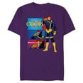 thumbnail image 1 of Marvel Studios X-Men ’97 Cyclops Optic Blast Action Panels- Short Sleeve Blended T-Shirt for Adults - Customized-Purple, 1 of 5