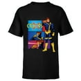 thumbnail image 1 of Marvel Studios X-Men ’97 Cyclops Optic Blast Action Panels- Short Sleeve T-Shirt for Kids - Customized-Black, 1 of 5