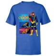 thumbnail image 1 of Marvel Studios X-Men ’97 Cyclops Optic Blast Action Panels- Short Sleeve T-Shirt for Kids - Customized-Royal, 1 of 5