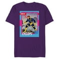 thumbnail image 1 of Marvel Studios X-Men ’97 Cyclops Retro Trading Card- Short Sleeve Blended T-Shirt for Adults - Customized-Purple, 1 of 5