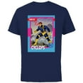 thumbnail image 1 of Marvel Studios X-Men ’97 Cyclops Retro Trading Card- Short Sleeve Cotton T-Shirt for Adults - Customized-Navy, 1 of 5
