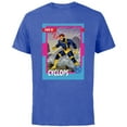 thumbnail image 1 of Marvel Studios X-Men ’97 Cyclops Retro Trading Card- Short Sleeve Cotton T-Shirt for Adults - Customized-Royal Heather, 1 of 5