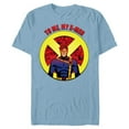 thumbnail image 1 of Marvel Studios X-Men ’97 Cyclops X-Logo To Me My X-Men- Short Sleeve Blended T-Shirt for Adults - Customized-Ocean Blue, 1 of 5