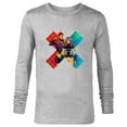 thumbnail image 1 of Marvel Studios X-Men ’97 Cyclops and Jean Grey X-Symbol- Long Sleeve T-Shirt for Men - Customized-Athletic Heather, 1 of 5