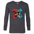 thumbnail image 1 of Marvel Studios X-Men ’97 Cyclops and Jean Grey X-Symbol- Long Sleeve T-Shirt for Men - Customized-Charcoal Heather, 1 of 5