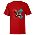 thumbnail image 1 of Marvel Studios X-Men ’97 Cyclops and Jean Grey X-Symbol- Short Sleeve T-Shirt for Kids - Customized-Red, 1 of 5