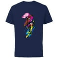 thumbnail image 1 of Marvel Studios X-Men ’97 Gambit and Rogue Super Hero Team-Up- Short Sleeve Cotton T-Shirt for Adults - Customized-Navy, 1 of 5