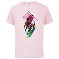 thumbnail image 1 of Marvel Studios X-Men ’97 Gambit and Rogue Super Hero Team-Up- Short Sleeve Cotton T-Shirt for Adults - Customized-Soft Pink, 1 of 5