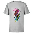 thumbnail image 1 of Marvel Studios X-Men ’97 Gambit and Rogue Super Hero Team-Up- Short Sleeve T-Shirt for Kids - Customized-Athletic Heather, 1 of 5