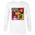 thumbnail image 1 of Marvel Studios X-Men ’97 Jean Grey Cyclops Gambit Storm Logo- Long Sleeve T-Shirt for Men - Customized-White, 1 of 5