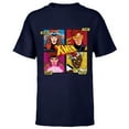 thumbnail image 1 of Marvel Studios X-Men ’97 Jean Grey Cyclops Gambit Storm Logo- Short Sleeve T-Shirt for Kids - Customized-Navy, 1 of 5