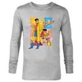 thumbnail image 1 of Marvel Studios X-Men ’97 Jubilee Powers & Logo Action Panels- Long Sleeve T-Shirt for Men - Customized-Athletic Heather, 1 of 5