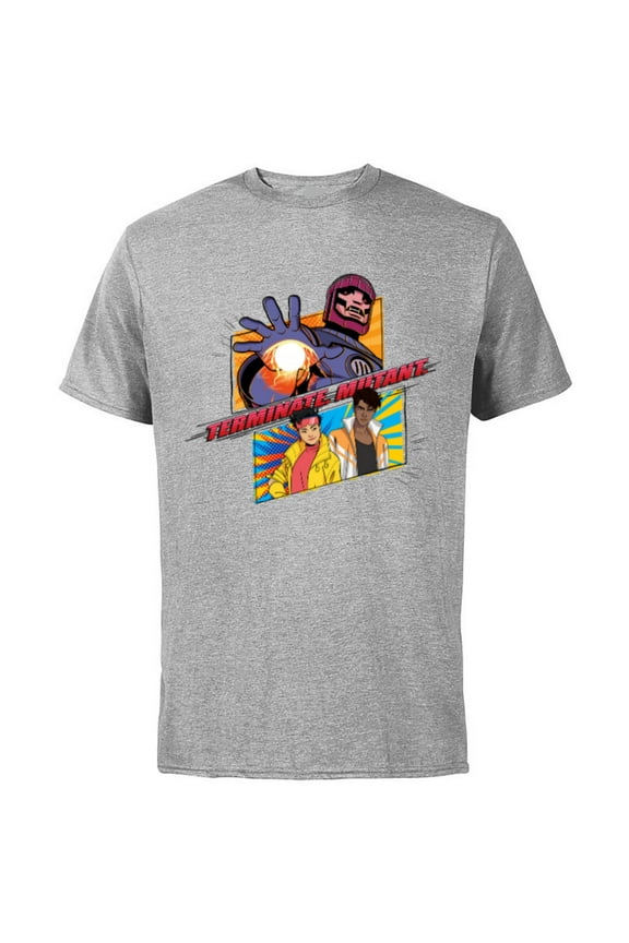 Studios X-Men ’97 Jubilee Sentinel Terminate Mutant- Short Sleeve Cotton T-Shirt for Adults - Customized-Athletic Heather