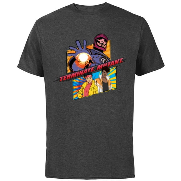 Marvel Studios X-Men ’97 Jubilee Sentinel Terminate Mutant- Short Sleeve Cotton T-Shirt for Adults - Customized-Charcoal
