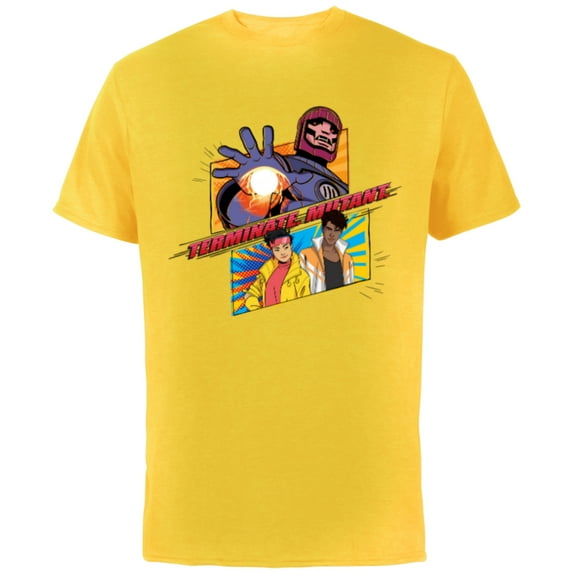 Marvel Studios X-Men ’97 Jubilee Sentinel Terminate Mutant- Short Sleeve Cotton T-Shirt for Adults - Customized-Yellow