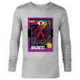 thumbnail image 1 of Marvel Studios X-Men ’97 Magneto Retro Trading Card- Long Sleeve T-Shirt for Men - Customized-Athletic Heather, 1 of 5