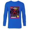 thumbnail image 1 of Marvel Studios X-Men ’97 Magneto Retro Trading Card- Long Sleeve T-Shirt for Men - Customized-Navy, 1 of 5