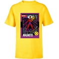 thumbnail image 1 of Marvel Studios X-Men ’97 Magneto Retro Trading Card- Short Sleeve T-Shirt for Kids - Customized-Yellow, 1 of 5