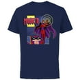 thumbnail image 1 of Marvel Studios X-Men ’97 Magneto Super Villain and Logo- Short Sleeve Cotton T-Shirt for Adults - Customized-Navy, 1 of 5