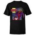 thumbnail image 1 of Marvel Studios X-Men ’97 Magneto Super Villain and Logo- Short Sleeve T-Shirt for Kids - Customized-Black, 1 of 5