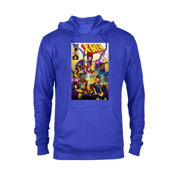 Marvel Studios X-Men ’97 Magneto and the Team Comic Cover- Pullover Hoodie for Adults - Customized-Royal