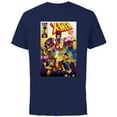 thumbnail image 1 of Marvel Studios X-Men ’97 Magneto and the Team Comic Cover- Short Sleeve Cotton T-Shirt for Adults - Customized-Navy, 1 of 5