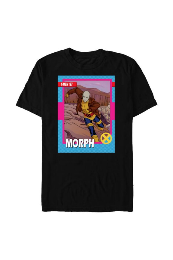 Studios X-Men ’97 Morph Retro Trading Card- Short Sleeve Blended T-Shirt for Adults - Customized-Black