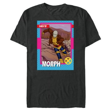 Marvel Studios X-Men ’97 Morph Retro Trading Card- Short Sleeve Blended T-Shirt for Adults - Customized-Dark Heather