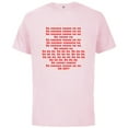 thumbnail image 1 of Marvel Studios X-Men ’97 Retro Animated Series Theme Song- Short Sleeve Cotton T-Shirt for Adults - Customized-Soft Pink, 1 of 5