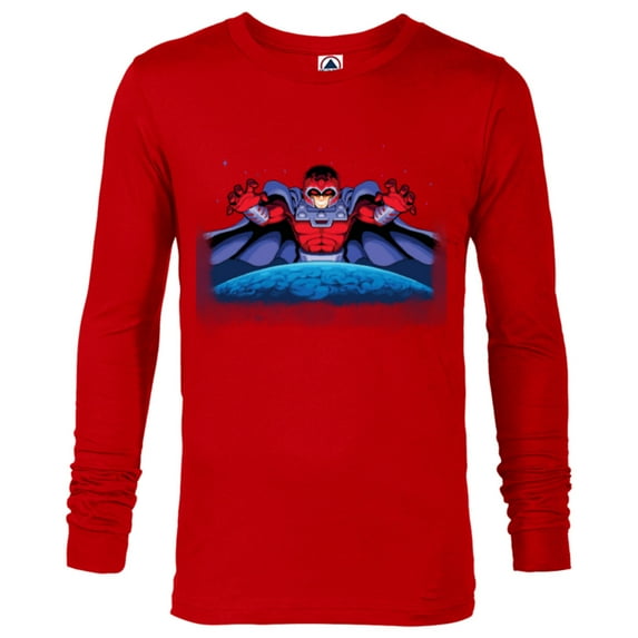 Marvel Studios X-Men ’97 Rise of Jubilee Arcade Game Magneto- Long Sleeve T-Shirt for Men - Customized-New Red