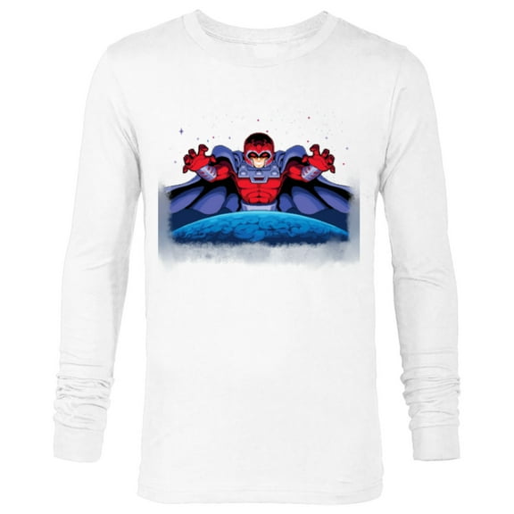 Marvel Studios X-Men ’97 Rise of Jubilee Arcade Game Magneto- Long Sleeve T-Shirt for Men - Customized-White