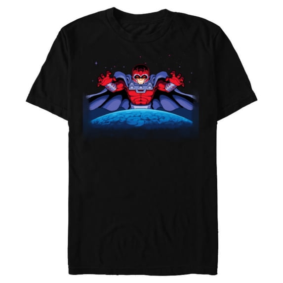Marvel Studios X-Men ’97 Rise of Jubilee Arcade Game Magneto- Short Sleeve Blended T-Shirt for Adults - Customized-Black