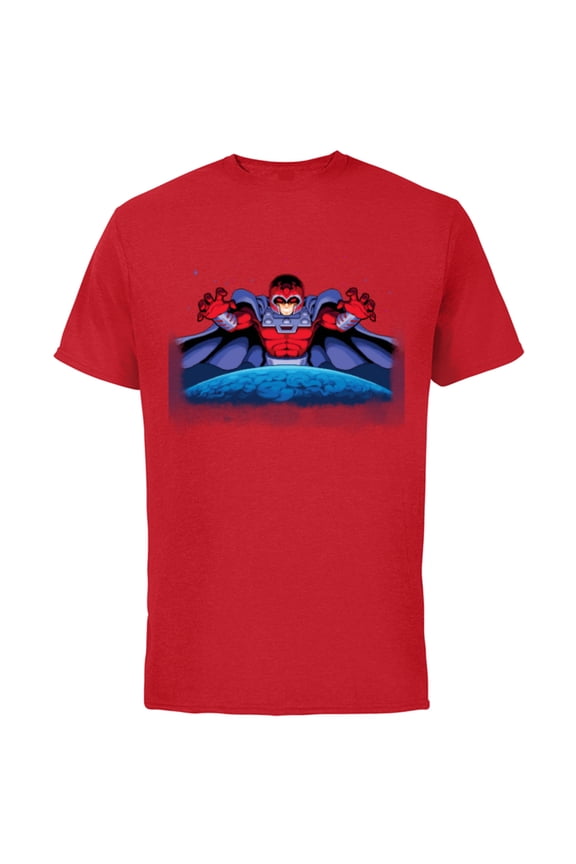 Studios X-Men ’97 Rise of Jubilee Arcade Game Magneto- Short Sleeve Cotton T-Shirt for Adults - Customized-Red