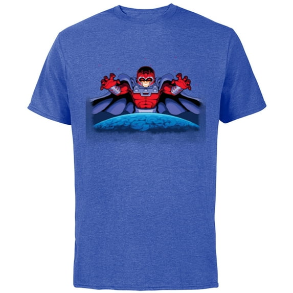 Marvel Studios X-Men ’97 Rise of Jubilee Arcade Game Magneto- Short Sleeve Cotton T-Shirt for Adults - Customized-Royal Heather