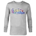 thumbnail image 1 of Marvel Studios X-Men ’97 Rise of Jubilee Arcade Title Screen- Long Sleeve T-Shirt for Men - Customized-Athletic Heather, 1 of 5