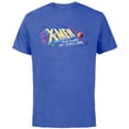 thumbnail image 1 of Marvel Studios X-Men ’97 Rise of Jubilee Arcade Title Screen- Short Sleeve Cotton T-Shirt for Adults - Customized-Royal Heather, 1 of 5