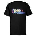 thumbnail image 1 of Marvel Studios X-Men ’97 Rise of Jubilee Arcade Title Screen- Short Sleeve T-Shirt for Kids - Customized-Black, 1 of 5