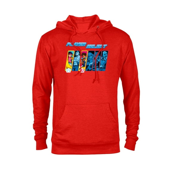 Marvel Studios X-Men ’97 Rise of Jubilee Player Select P1 P2- Pullover Hoodie for Adults - Customized-Red