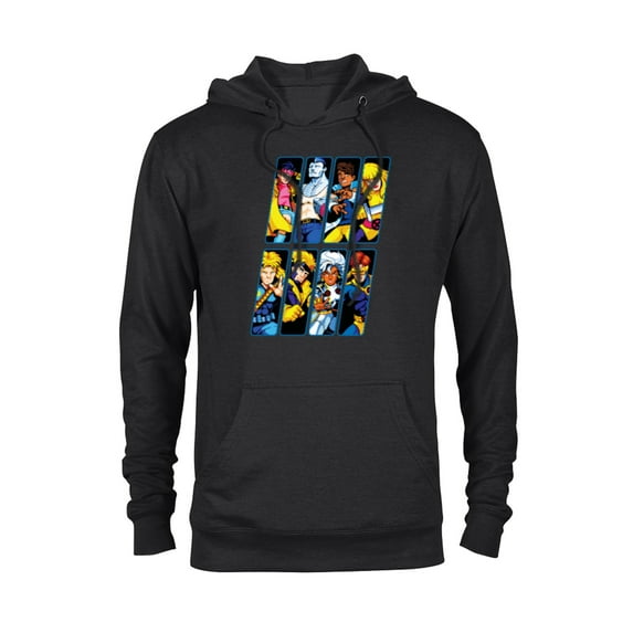 Marvel Studios X-Men ’97 Rise of Jubilee Retro Arcade Game- Pullover Hoodie for Adults - Customized-Black