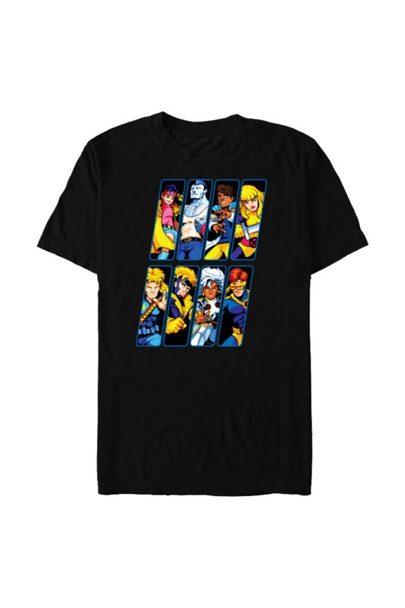 Studios X-Men ’97 Rise of Jubilee Retro Arcade Game- Short Sleeve Blended T-Shirt for Adults - Customized-Black