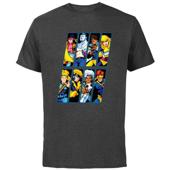 Marvel Studios X-Men ’97 Rise of Jubilee Retro Arcade Game- Short Sleeve Cotton T-Shirt for Adults - Customized-Charcoal