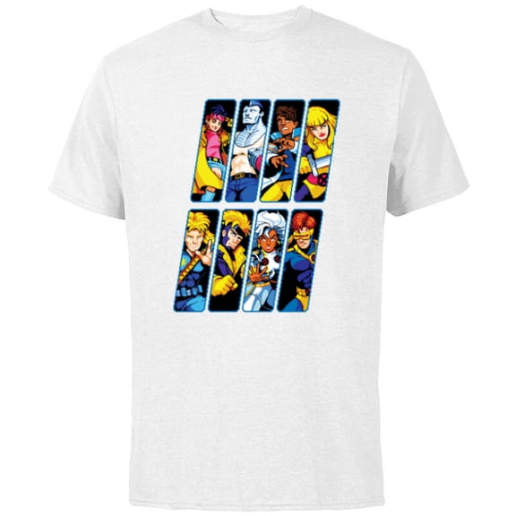 Marvel Studios X-Men ’97 Rise of Jubilee Retro Arcade Game- Short Sleeve Cotton T-Shirt for Adults - Customized-White